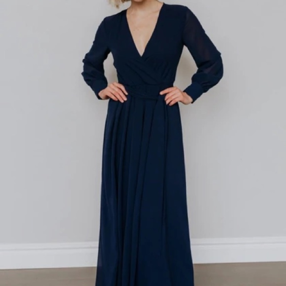 Baltic Born Navy Lydia Maxi Dress